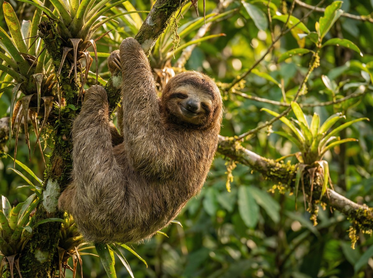 蘑菇视频树懒视频-雨林生活